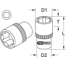 1/4" Stecknuss, 11mm - KS Tools 911.1411