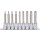 1/2" RIBE-Bit-Stecknuss-Satz, lang, 9-tlg - KS Tools 911.1630