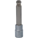 1/2" Bit-Stecknuss Innensechskant mit Kugelkopf, lang, 13mm - KS Tools 911.1696