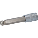 1/2" Bit-Stecknuss Innensechskant mit Kugelkopf, lang, 13mm - KS Tools 911.1696