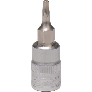 1/4" Bit-Stecknuss, Fünfstern mit Stirnlochbohrung, TS15 - KS Tools 911.1702