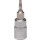 1/4" Bit-Stecknuss, Fünfstern mit Stirnlochbohrung, TS20 - KS Tools 911.1703