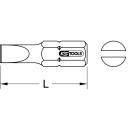 1/4" TiN Bit Schlitz, 25mm, 8mm - KS Tools 911.2634