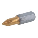 1/4" TiN Bit, 25mm, PH3 - KS Tools 911.2640
