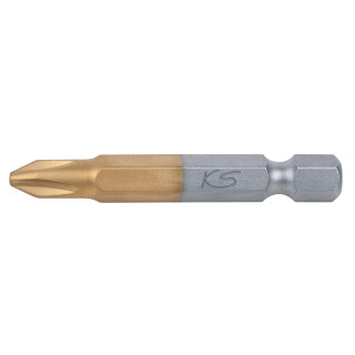 1/4" TiN Bit, 50mm, PH2 - KS Tools 911.2644