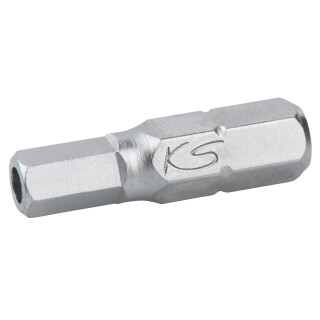 1/4" Bit Innensechskant, Bohrung, 25mm, 3mm - KS Tools 911.2940