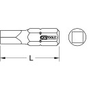 1/4" Vierkant-Bit #2, 25mm, S2 - KS Tools 911.3007