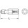1/4" Bit Torx, 25mm, Kugelkopf, T10, 5er Pack - KS Tools 911.3390