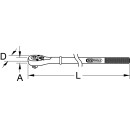 3/4" Umschaltknarre, 24 Zahn, 520 mm - KS Tools 911.3415