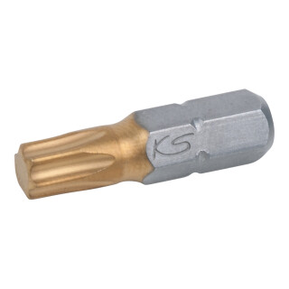 1/4" TIN Bit Torx, 25mm, T27, 5er Pack - KS Tools 911.3659