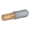 1/4" TIN Bit Innensechskant, 25mm, 2,5mm, 5er Pack -...