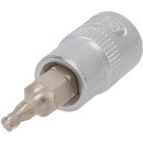 1/4" Bit-Stecknuss für Torx-Schrauben mit Kugelkopf, T15 - KS Tools 911.3772
