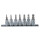 3/8" Bit-Stecknuss-Satz Innensechskant mit Kugelkopf, 7-tlg - KS Tools 911.3922