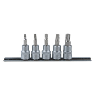 3/8" Bit-Stecknuss-Satz XZN, 5-tlg, M4-M10 - KS Tools 911.3923