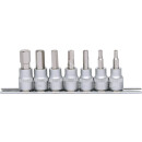 3/8" Bit-Stecknuss-Satz Innensechskant, 7-tlg - KS...