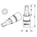3/8" Bit-Stecknuss für MTS...
