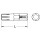 1/4" Bit RIBE, 25mm, M4 - KS Tools 911.5260