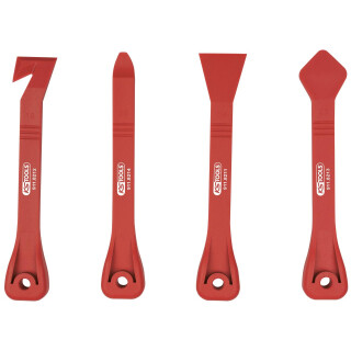 Kunststoffkeil- und Glasschaber-Satz, 4-tlg - KS Tools 911.8210