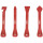 Kunststoffkeil- und Glasschaber-Satz, 4-tlg - KS Tools 911.8210