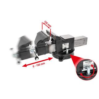 Parallel-Schraubstock, 6" - KS Tools 914.0006