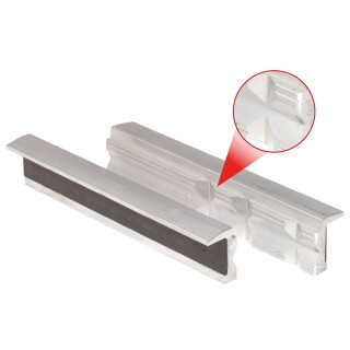 Alu-Schraubstock-Schonbacken,160mm,Trapeznutzen - KS Tools 914.0088