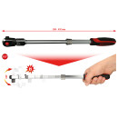 1/2" SlimPOWER Teleskop-Gelenk-Umschaltknarre, 72 Zahn - KS Tools 914.1220