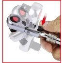 1/2" SlimPOWER Teleskop-Gelenk-Umschaltknarre, 72 Zahn - KS Tools 914.1220