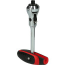 1/4" MODIFIX Mini-T-Griff-Schwenkkopf-Knarre, 72 Zahn - KS Tools 914.1405