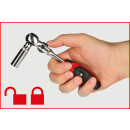 1/4" MODIFIX Mini-T-Griff-Schwenkkopf-Knarre, 72 Zahn - KS Tools 914.1405