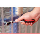 1/4" SlimPOWER Teleskop-Gelenk-Umschaltknarre, 72 Zahn - KS Tools 914.1420