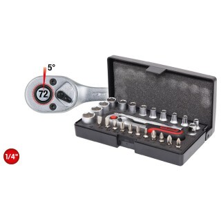 1/4" Steckschlüssel-Satz, 26-tlg - KS Tools 917.0626