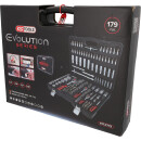 1/4"+3/8"+1/2" Steckschlüssel-Satz, 179-tlg - KS Tools 917.0779