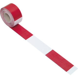 Folien-Absperrband rot/weiss schraffiert - KS Tools 917.3899