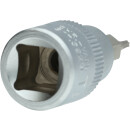 3/8" Bit-Stecknuss Torx mit Stirnlochbohrung, TB8 -...