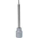 3/8" Bit-Stecknuss Torx mit Stirnlochbohrung, lang,...
