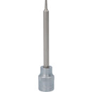 3/8" Bit-Stecknuss Torx mit Stirnlochbohrung, lang,...