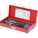1/4" Steckschlüssel-Satz, 30-tlg - KS Tools...
