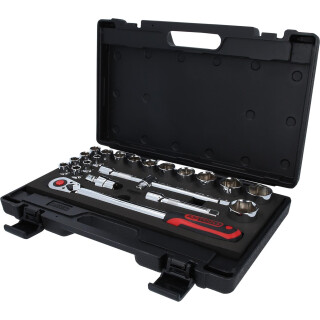 1/2" CHROMEplus Steckschlüssel-Satz, 22-tlg - KS Tools 918.0625