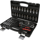1/4" CHROMEplus Steckschlüssel-Satz, 47-tlg -...