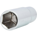 1/2" CHROMEplus Sechskant-Stecknuss, lang, 18mm - KS...