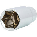 1/2" CHROMEplus Sechskant-Stecknuss, lang, 22mm - KS...