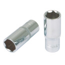1/2" CHROMEplus Sechskant-Stecknuss, lang, 1" -...
