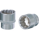 1/2" CHROMEplus 12kant-Stecknuss, 11mm - KS Tools...