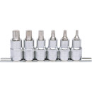 1/2" CHROMEplus Bit-Stecknuss-Satz XZN, 6-tlg M5-M14 - KS Tools 918.1349
