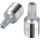 1/4" CHROMEplus Bit-Stecknuss Fünfstern, Stirnlochbohrung,TS10 - KS Tools 918.1575