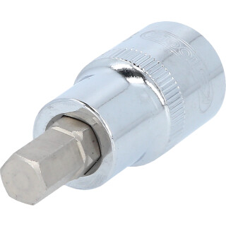 1/2" CHROMEplus Bit-Stecknuss Innensechskant, kurz, 9mm - KS Tools 918.1609