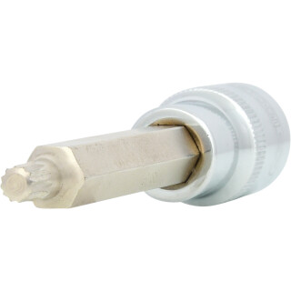 1/2" CHROMEplus Bit-Stecknuss XZN, lang, M6 - KS Tools 918.1692
