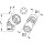 1/4" Torx-E-Stecknuss mit Gelenk, E6 - KS Tools 918.2415