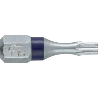 1/4" TORSIONpower Bit Torx, 25mm, TB15, mit Bohrung - KS Tools 918.3610