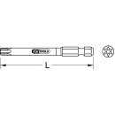 1/4" TORSIONpower Bit Torx, 75mm, TB10, mit Bohrung...
